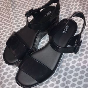 Melissa black platforms